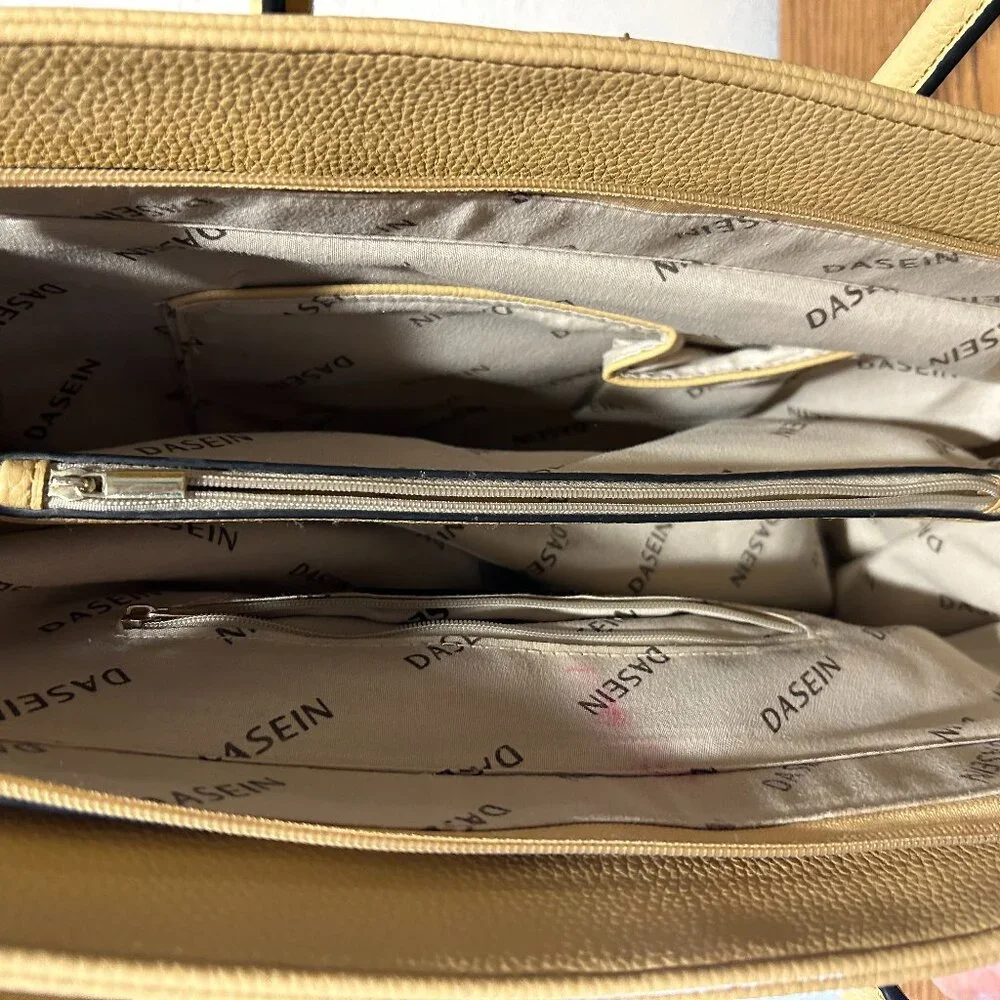 Dasein Pebbled Leather Bag - Picture 8 of 9